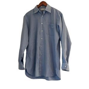 John W Nordstrom Blue & White Button Down Shirt